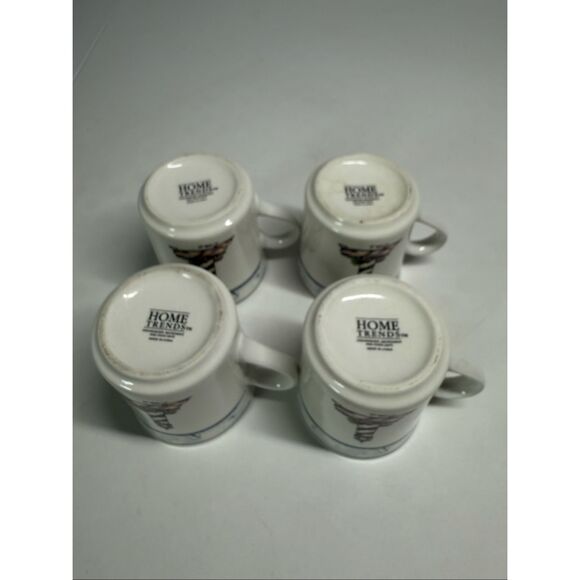 Set of 4 Totally Today Coastal Lighthouse Mugs 8oz. - Picture 3 of 5